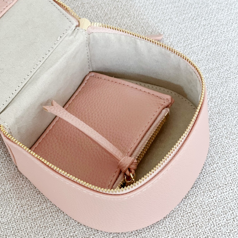 Chloé Pink Leather Mini Drew Shoulder Bag with Tassel - Picture 7 of 10